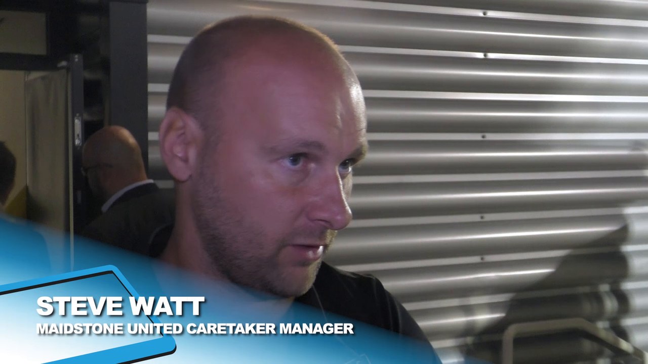 Maidstone United 0-1 Sutton United: Caretaker boss Steve Watt praises the fans.
