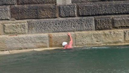 Pugh returns to Kent waters after record-breaking swim