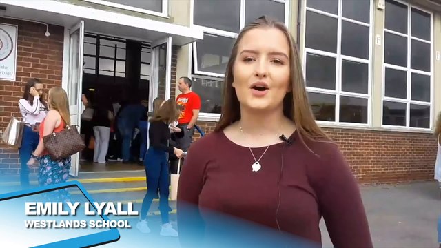 Westlands in Sittingbourne pupils get their GCSE results