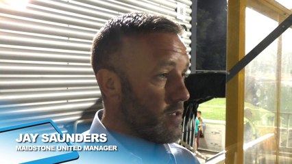 Maidstone United manager Jay Saunders looks ahead to Saturday's game against Barrow