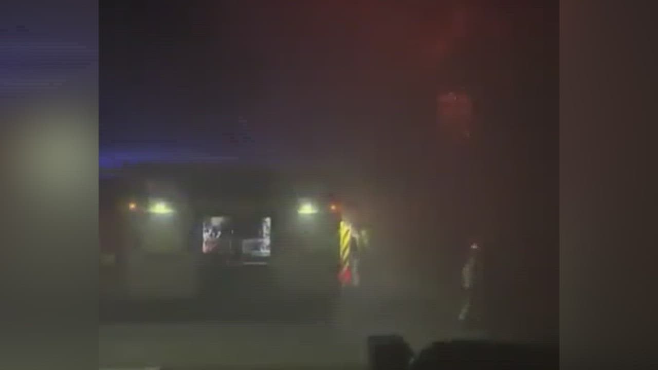 Footage shows dramatic fire in Herne Bay
