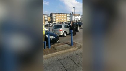 Footage shows arrest in Gravesend