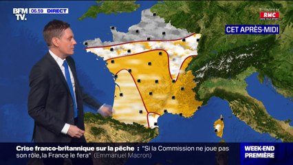 Météo: de la grisaille attendue sur la moitié nord ce samedi, le Sud sous le soleil