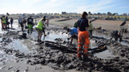 Medieval ship in Tankerton protected by Historic England