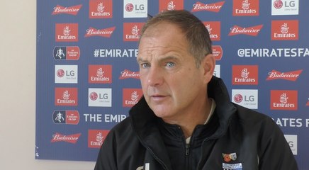 Steve Lovell and Gabriel Zakuani look ahead at FA Cup match