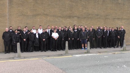 Download Video: Rochester prison officers follow national walkout over row safety concerns