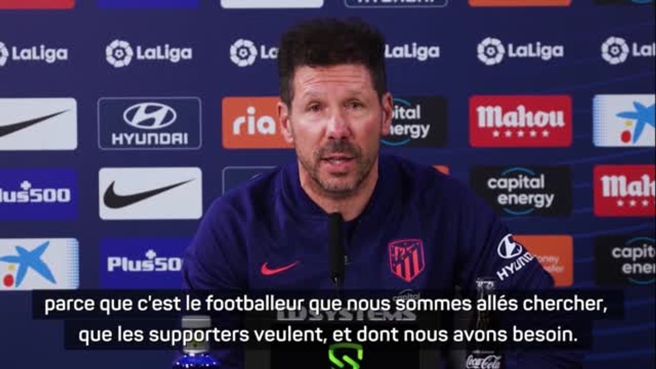 Atl. Madrid - Simeone : “Ce n’est plus le même Griezmann"