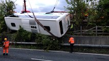 M25 miracle as woman gives birth amid coach crash