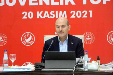 Bakan Soylu, güvenlik toplantısı için Hatay'da