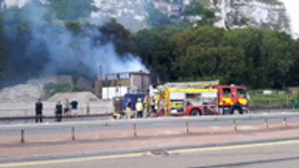 Fire breaks out in Dover