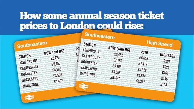 Kent commuters to pay more after fare hike