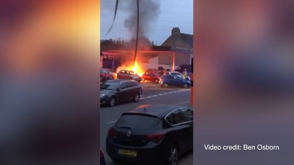 Police probe after suspected arson attack in Northfleet