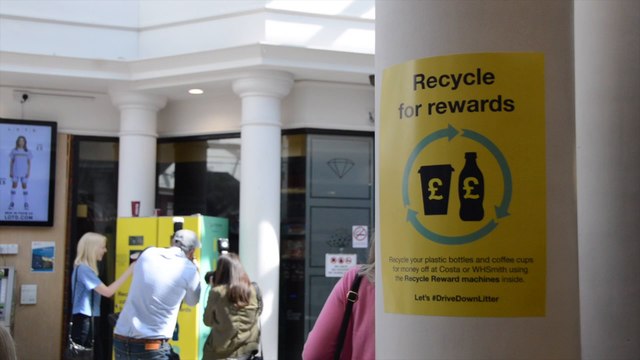 Maidstone services machine offers discount for customers who recycle