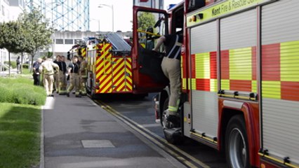 Fire crews called to Liberty Quays in Gillingham