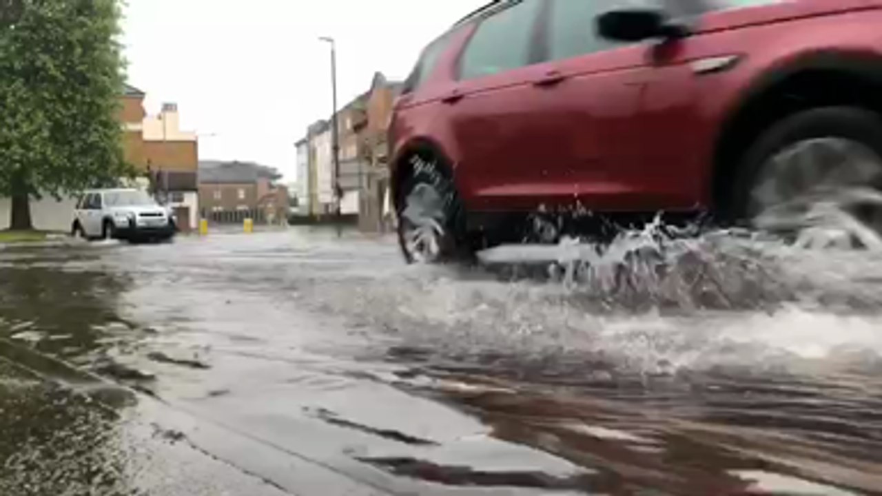 Rainfall causes delays in Gravesend