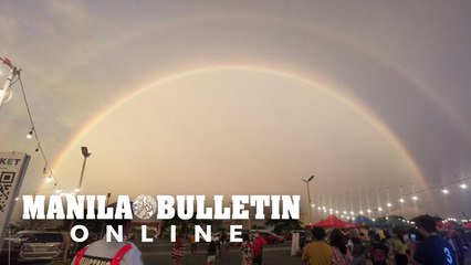 Double rainbow seen in Paranaque