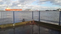 River Thames water flooding into Gravesend