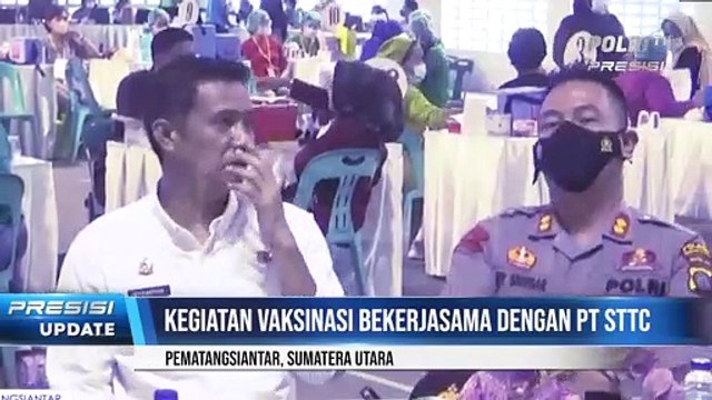 Kapolres Pematangsiantar Tinjau Kegiatan Vaksinasi Massal Dosis Kedua Untuk Masyarakat