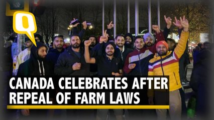 Farms Laws Repealed | Celebrations in Canada after PM Modi Announces To Repeal Farm Laws