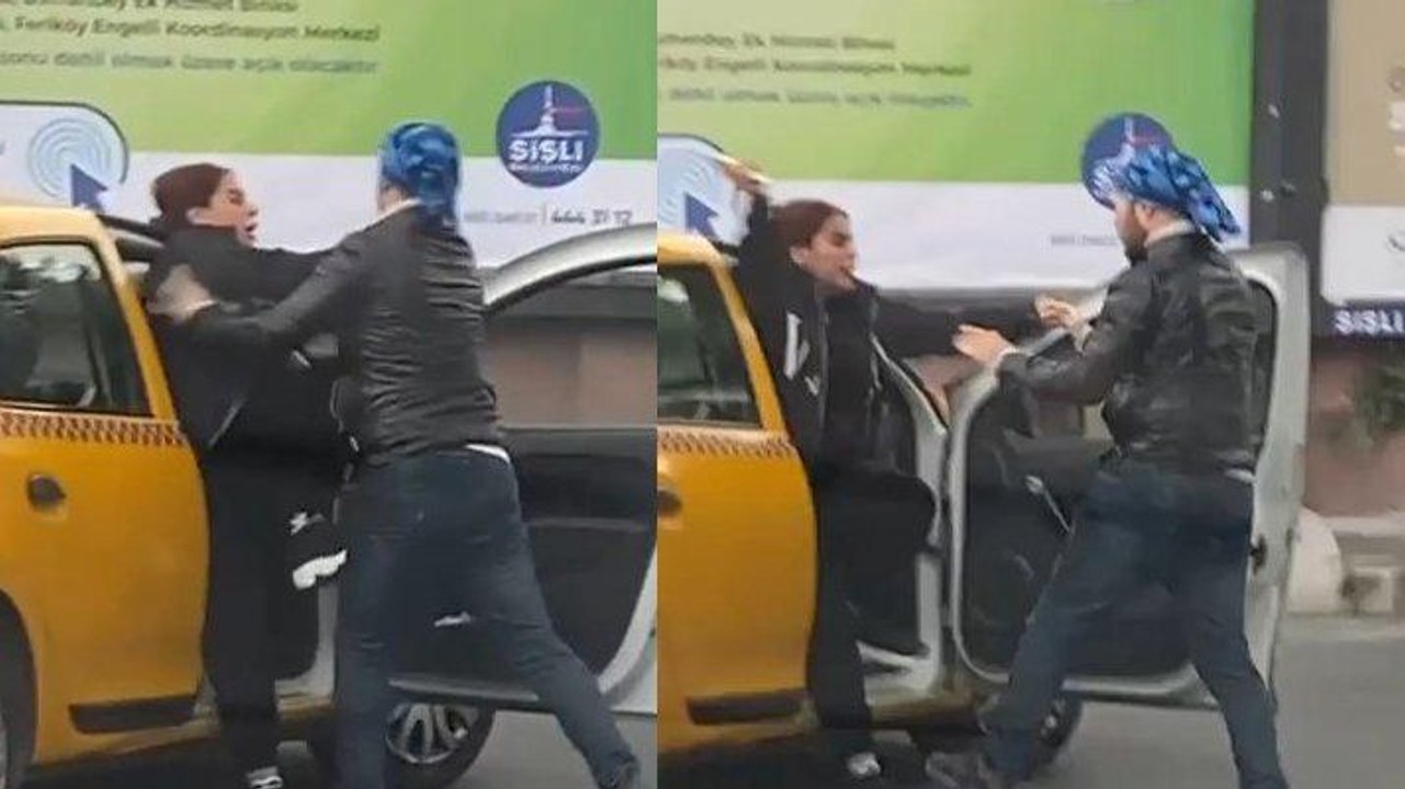 Taksideki kadın ile eğitmenin arbedesi