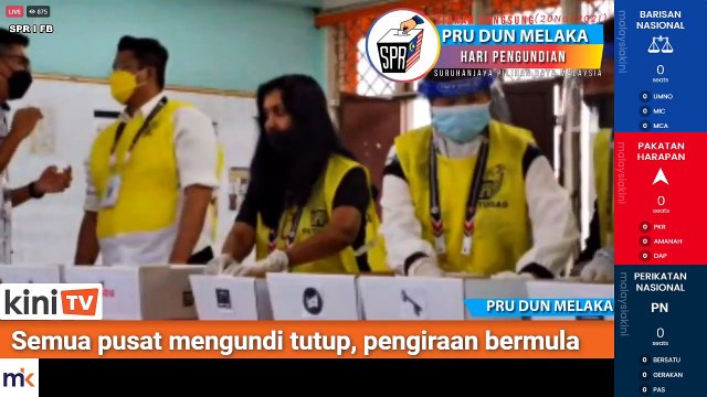 LIVE: Keputusan Pilihan Raya Negeri Melaka 2021