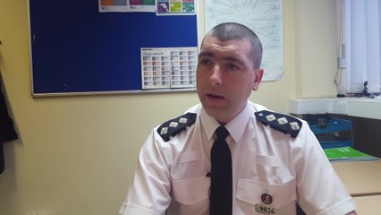 Chief Inspector Mark Weller speaks about knife crime in Canterbury
