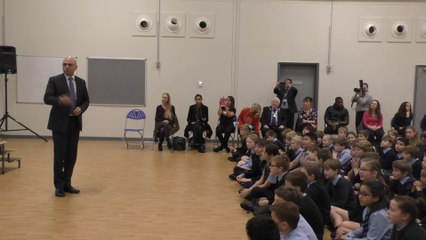 Sajid Javid tells schoolchildren about social media