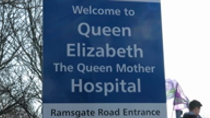 Margate Campaigners protest against hospital cuts