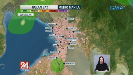 Ilang bahagi ng bansa, uulanin bukas dahil sa Shear Line, Amihan at Localized Thunderstorms | 24 Oras Weekend