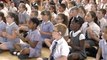 Children at a Medway school are learning sign language alongside deaf children.