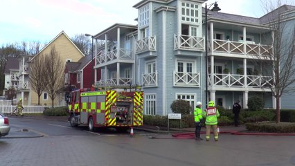 Kent Fire and Rescue Service attend fire at Holborough Lakes