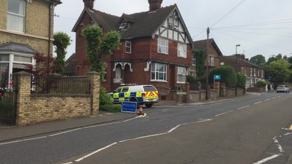 Police descend on residential street in Maidstone