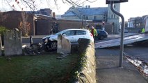 Car crashes into All Saints graveyard in Maidstone