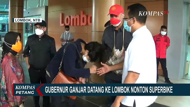 Ganjar Pranowo Datang ke Sirkuit Mandalika Nonton World Superbike