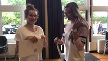 Students at Highsted Grammar School open their A-level results