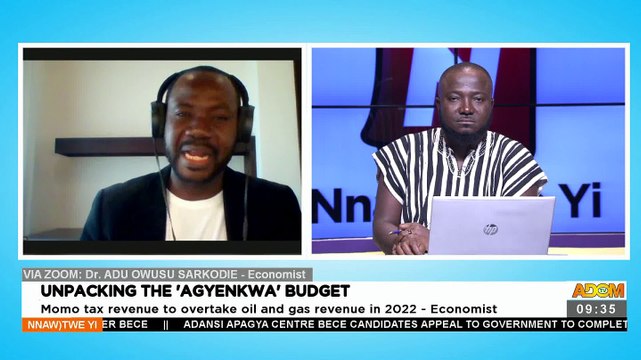 Momo tax revenue to overtake oil and gas revenue in 2022 - Nnawotwe Yi on Adom TV (20-11-21)