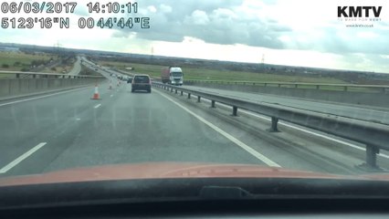 Dashcam from the Sheppey Crossing