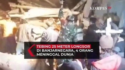 Longsor di Banjarnegara, 4 Orang Meninggal Dunia