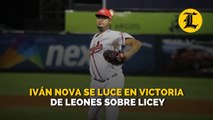 Iván Nova se luce en victoria de Leones sobre Licey