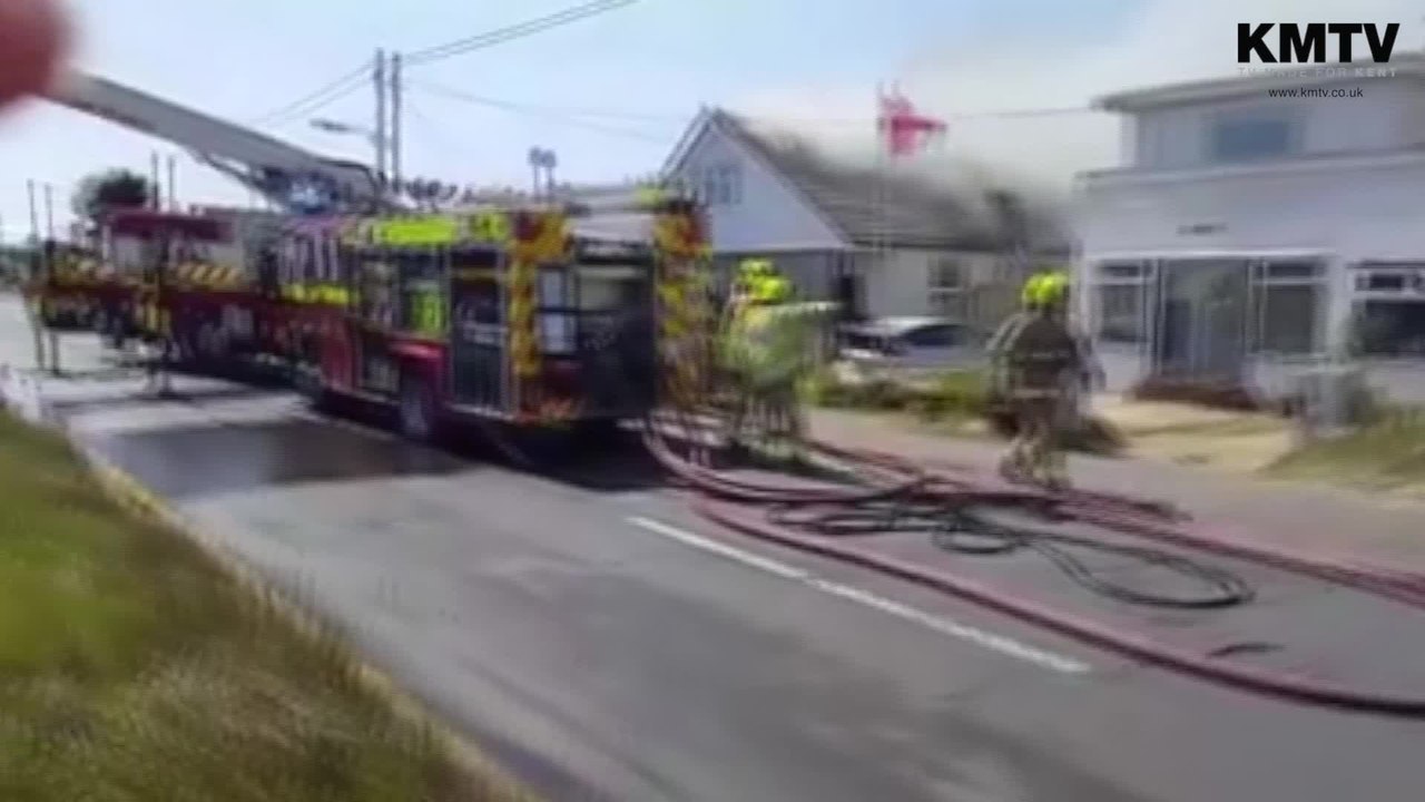 Fire breaks out in Greatstone