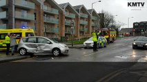 Emergency crews called to crash in Ashford