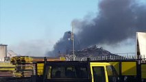 Scrapyard fire at Medway City Estate