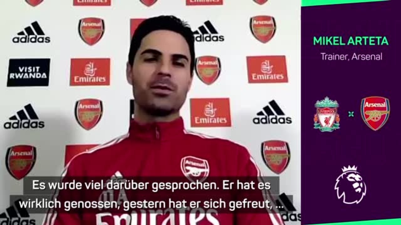 Arteta zu Rowe-Debüt: 'Habe mit gefreut'