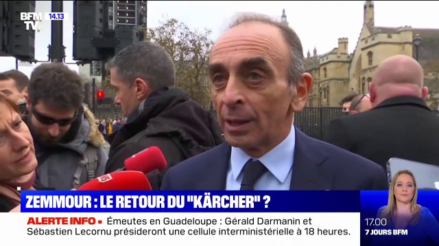 Éric Zemmour: Si je dis que je passerai le Kärcher, je le passerai, (...) c'est ma différence avec Nicolas Sarkozy