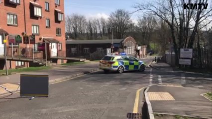 Police presence near barracks