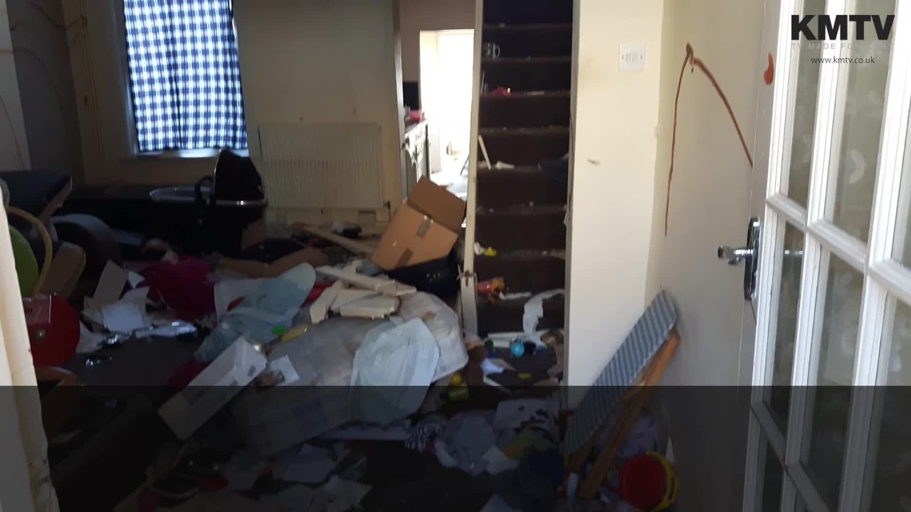 Landlord finds home trashed