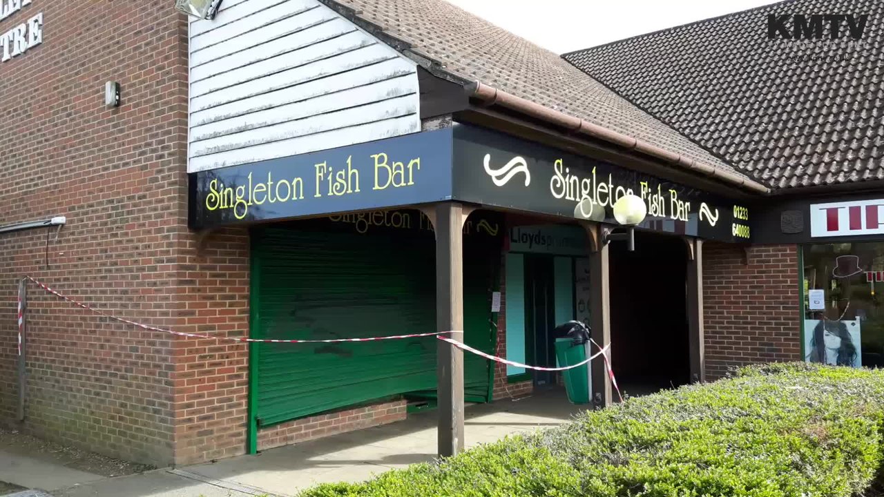 Aftermath of Singleton Fish Bar fire