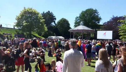 Canterbury Pride parade