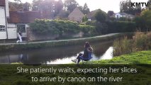 Pizza delivered by canoe? Don't mind if we do...