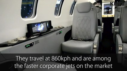Luxury private jets unveiled